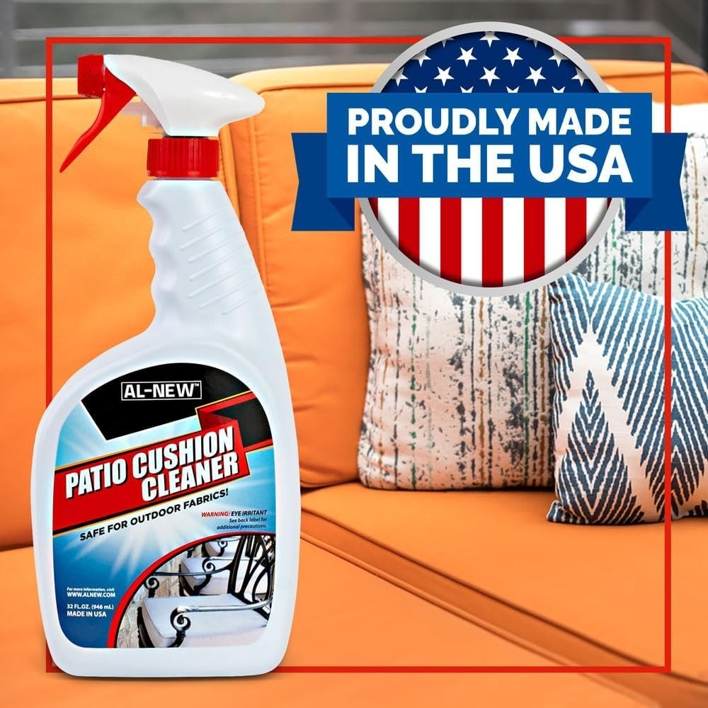 Easy-To-Use 32 Oz Outdoor Fabric Cleaner – Revitalize All Your Patio Essentials