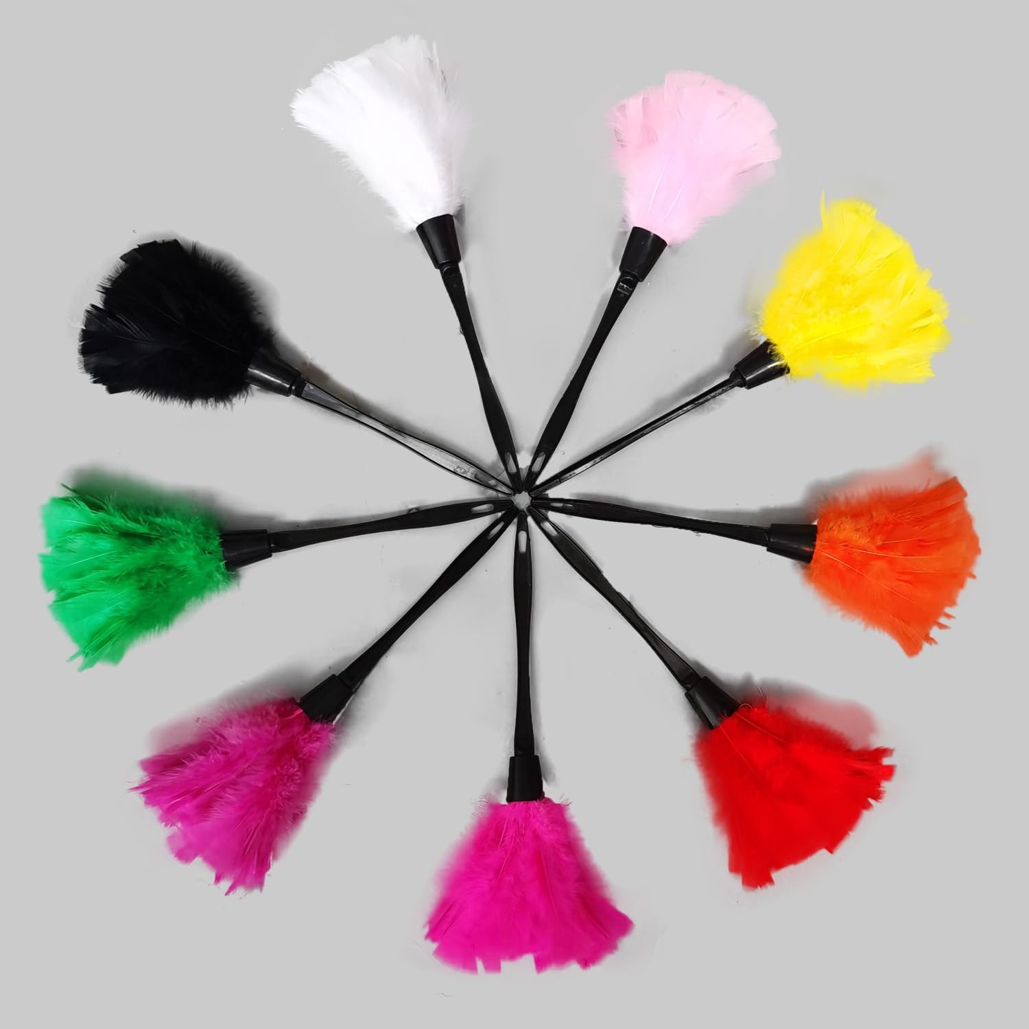 2 Pcs Turkey Feather Dusters For, Cleaning Home Blinds Kitchen, Car Office