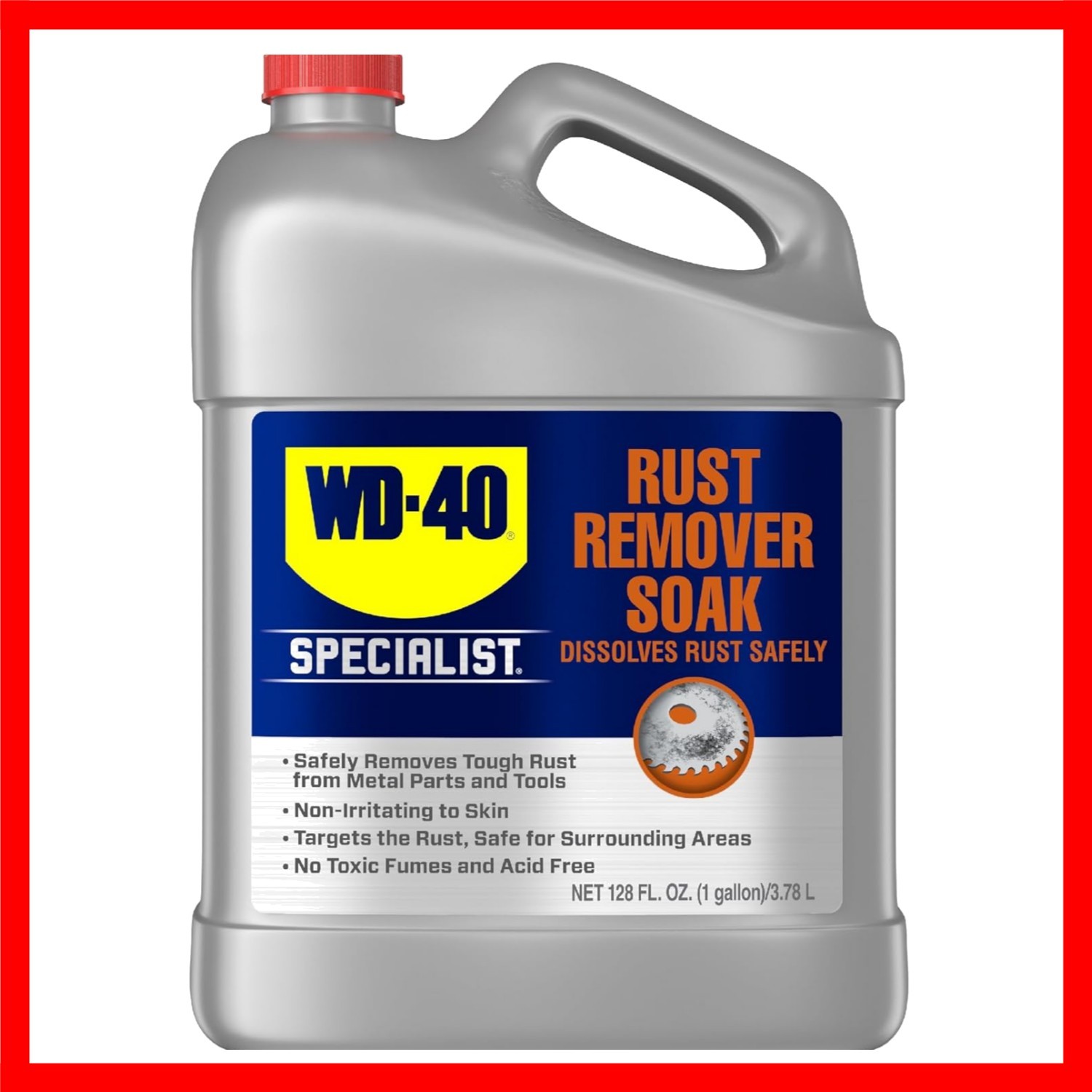 Eco-Friendly Rust Remover Soak – One Gallon