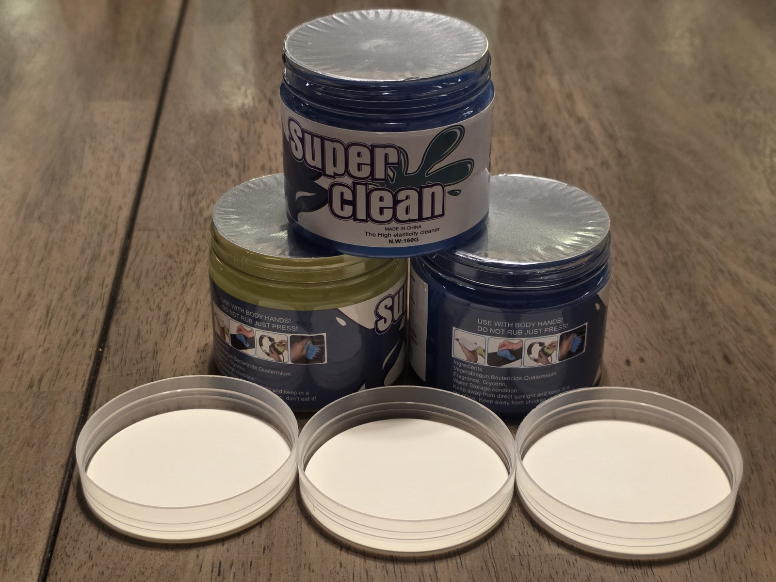 3 PACK SUPER CLEAN HIGH TECH CLEANING COMPOUND DUST CLEANER