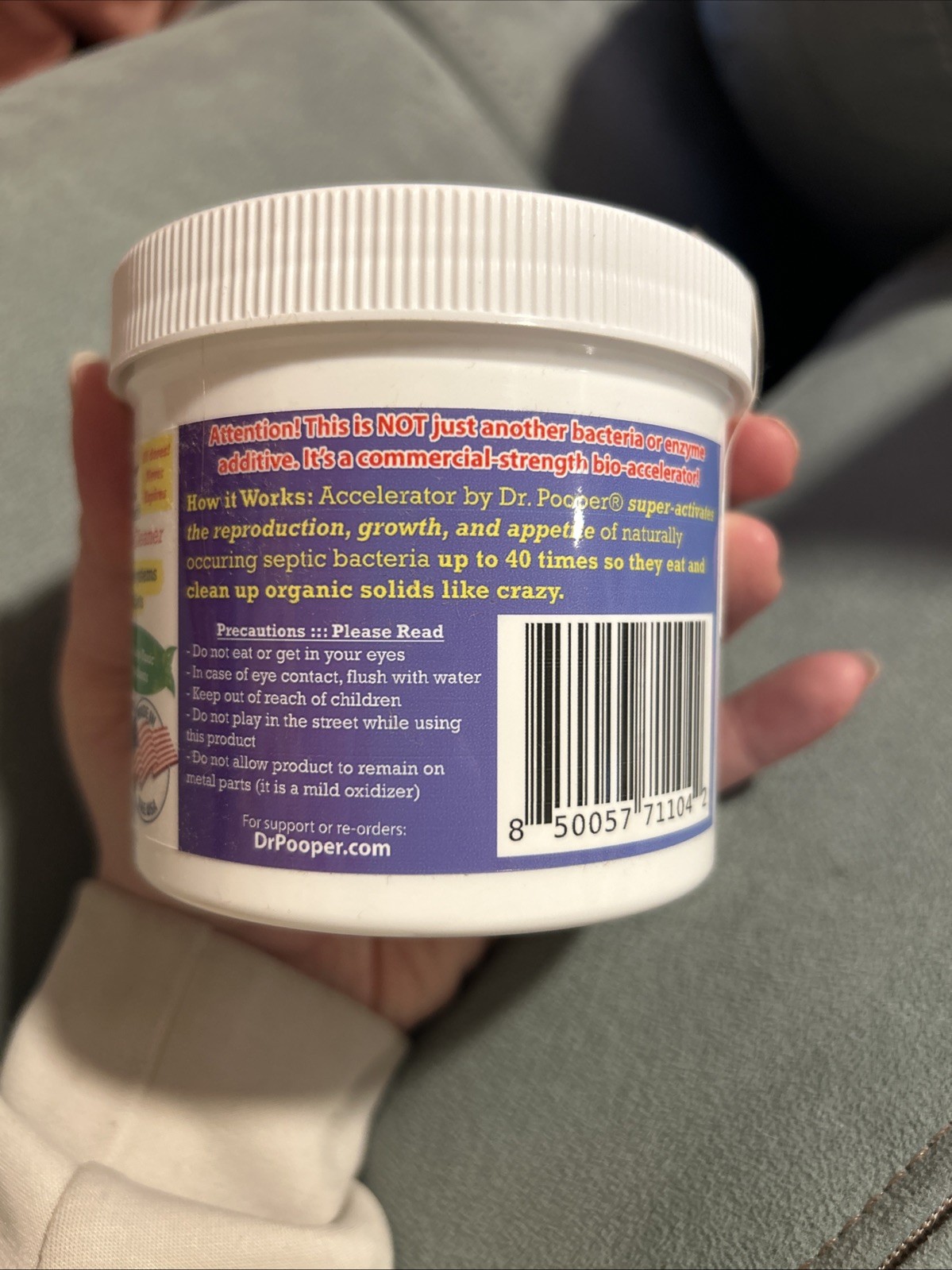 Accelerator By Dr. Pooper – RV Boat Small Waste Systems Cleaner Powder