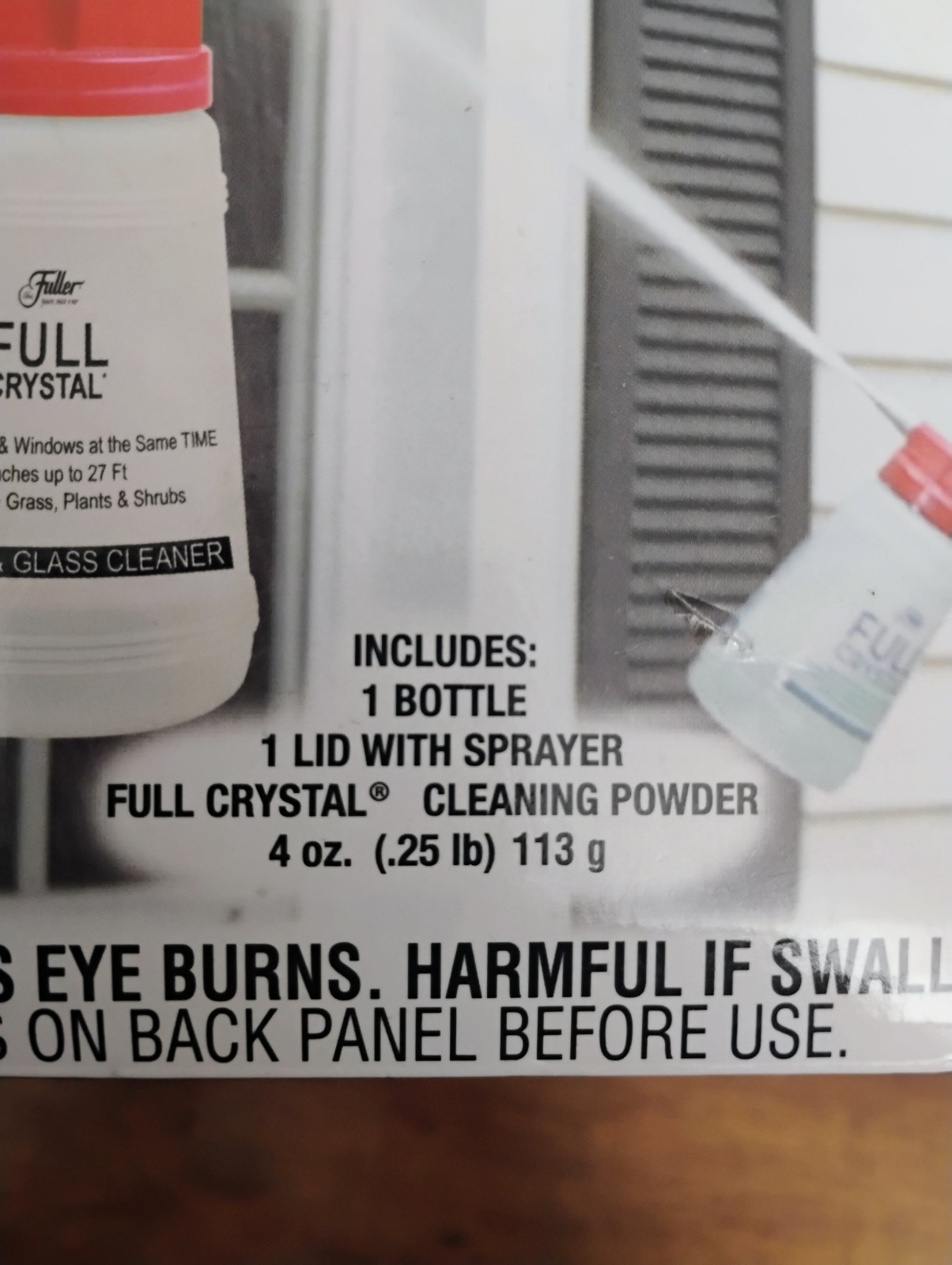 Fuller Brush FBFC-6 As Seen On TV Full Crystal Window Outdoor Surface Cleaner