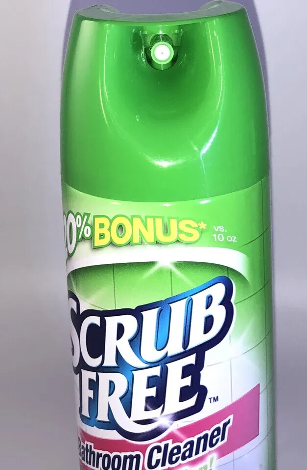 Scrub Free BATHROOM CLEANER W Foaming Action 12oz Pack of 4