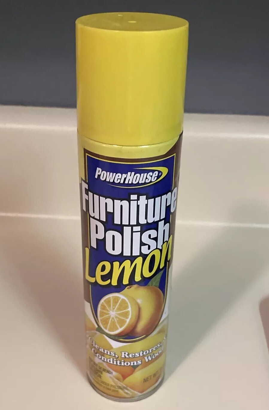 PowerHouse Lemon Furniture Polish, 9 oz, Aerosol (1 EACH)