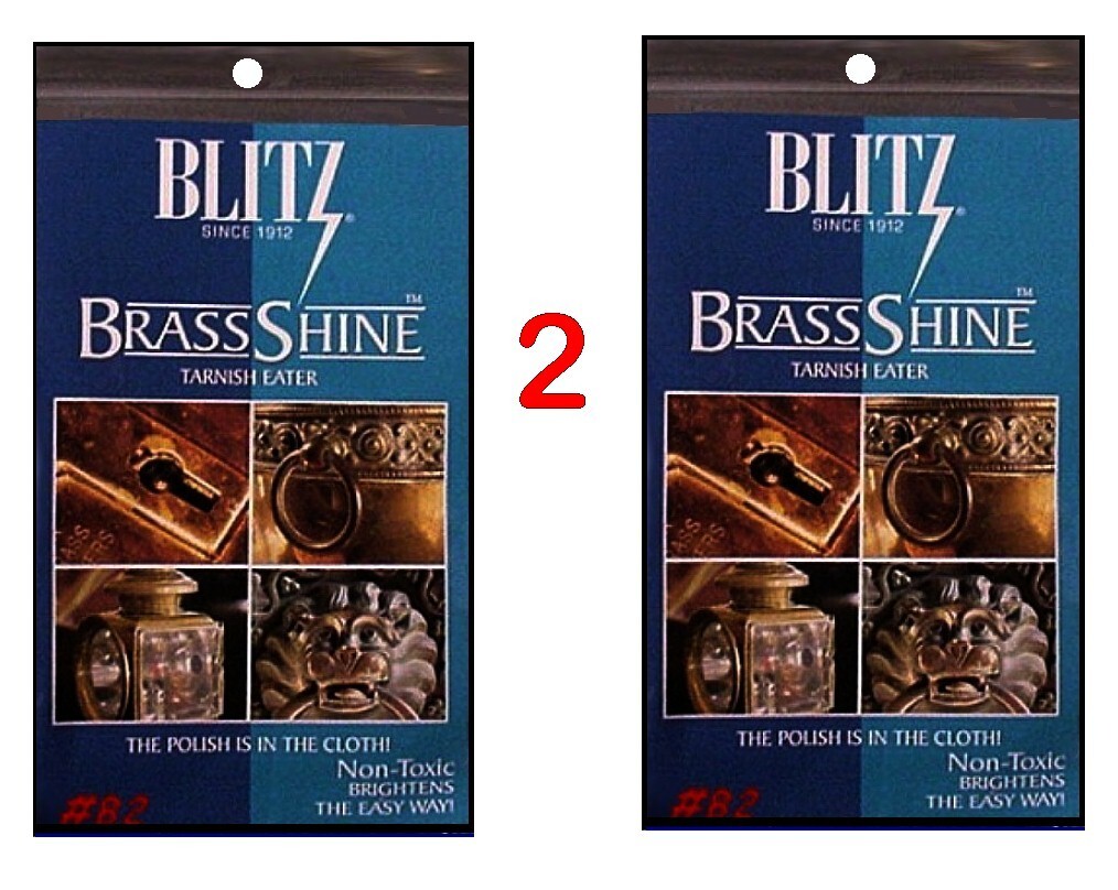 2 Blitz Copper Cleaning Cloth ~ Made in USA