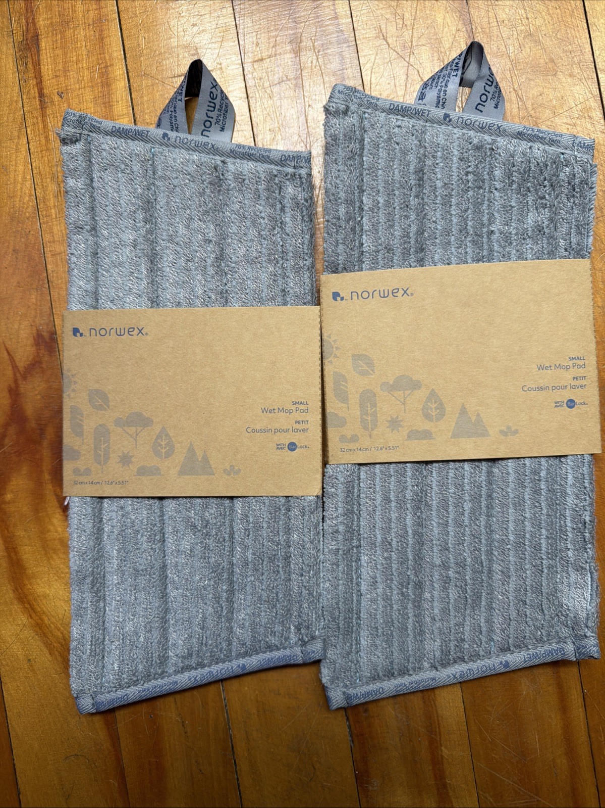 Norwex Mop Refills Floor Pad Cleaning Microfiber Dry Wet Sweeper Cleaner