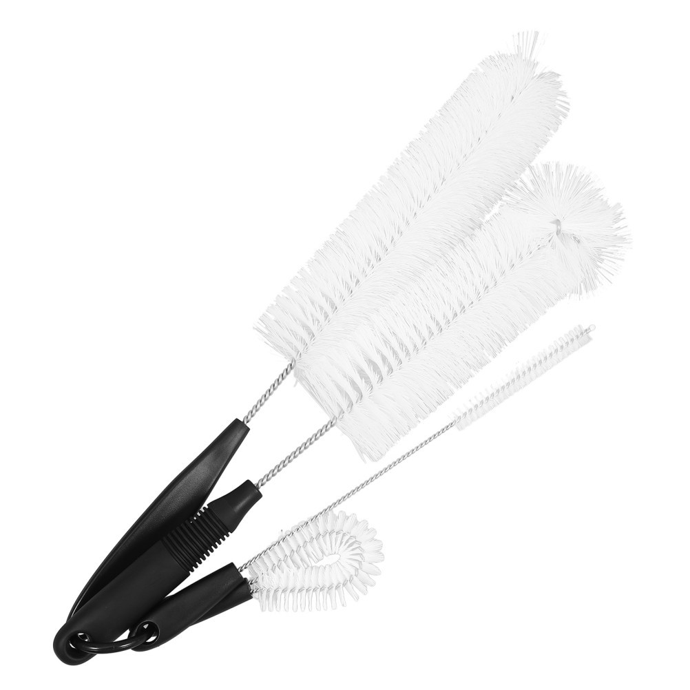 4 Pcs Coffee Cup Cleaner Brush Long Handle Small Bottle Brushes for Cleaning