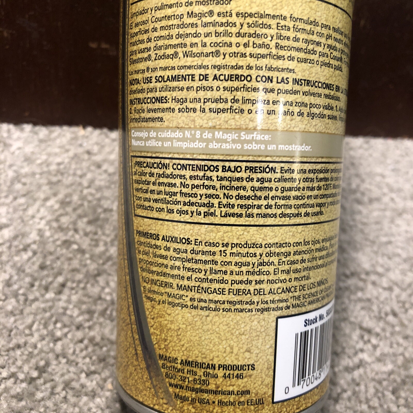 Magic Countertop Cleaner, Ideal for Laminate, 17oz DISCONTINUED Yellow Bottle