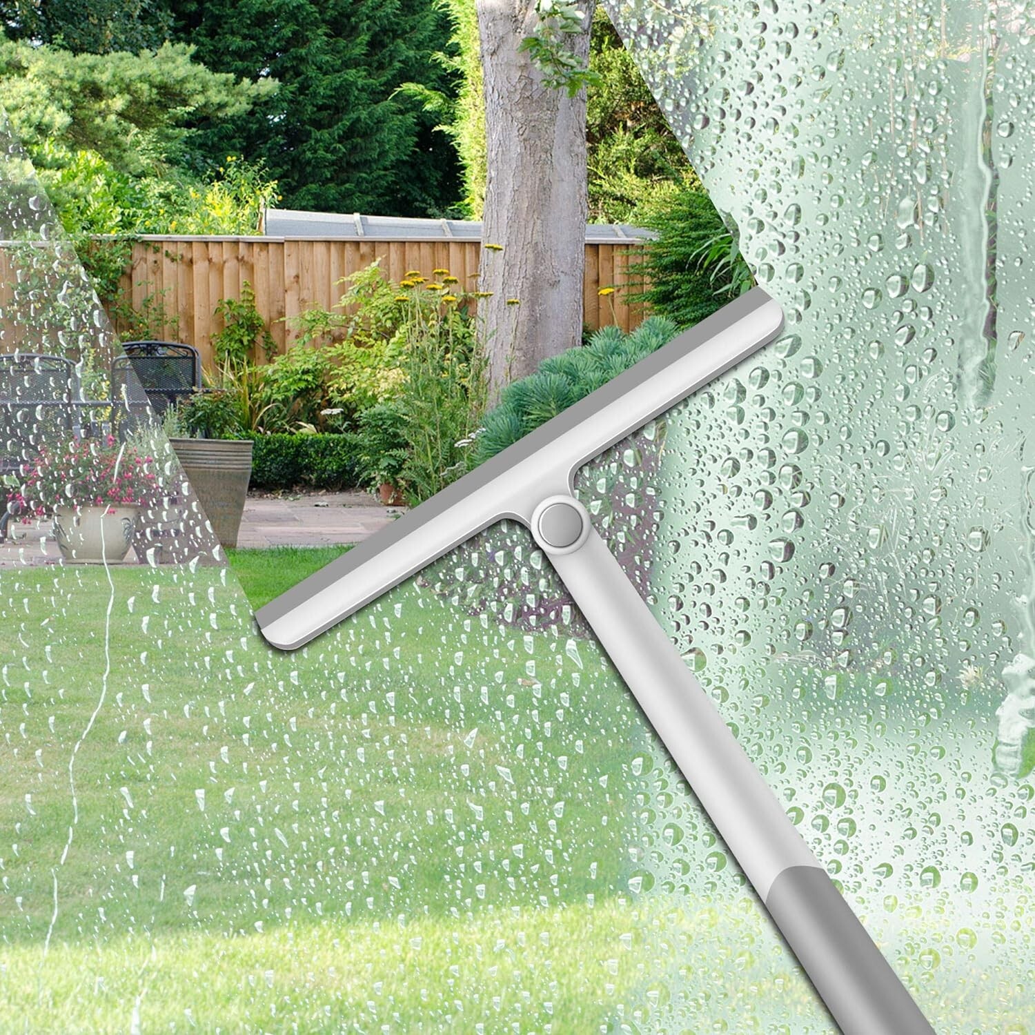 Versatile Glass Squeegee Set – Silicone Cleaner for Multiple Surfaces