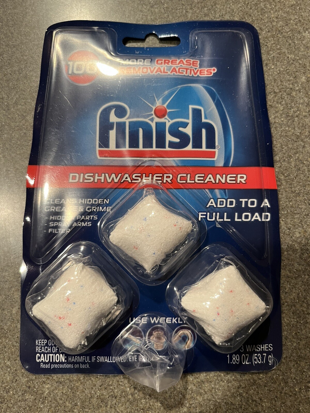 Finish In-Wash Dishwasher Cleaner: Clean Hidden Grease and Grime