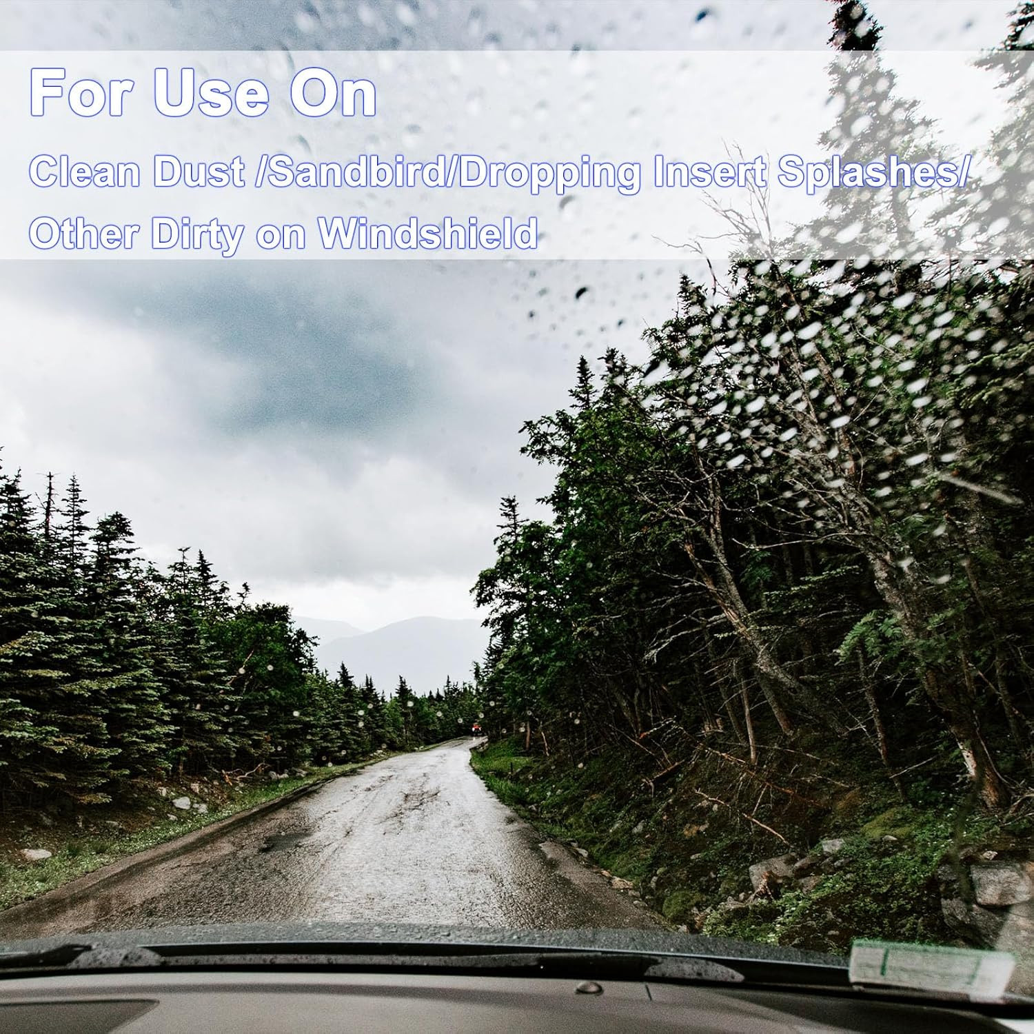 400 Effervescent Tablets for Car Windshield and Glass Cleaning