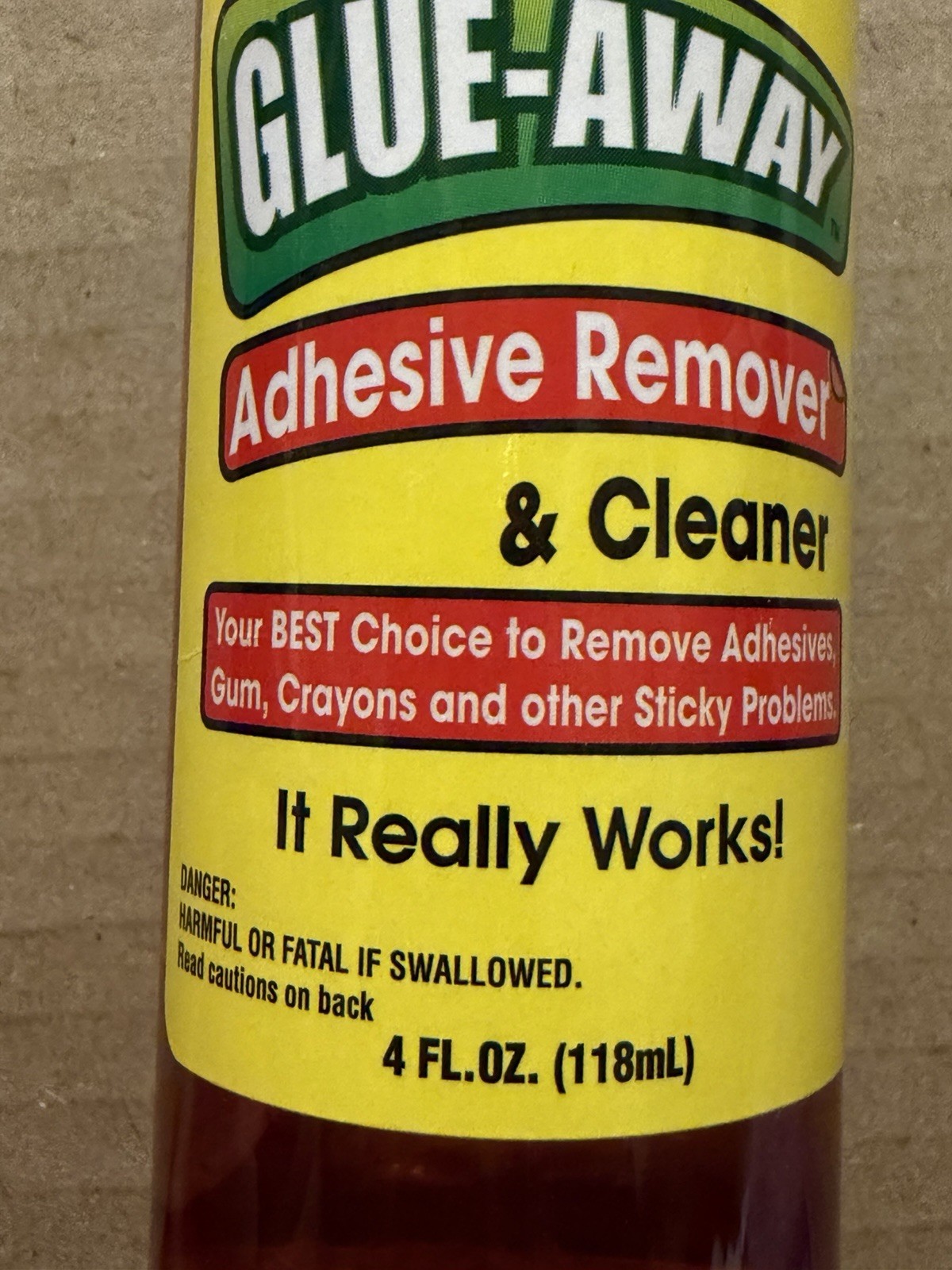 Glue-Away Adhesive Remover Spray 4 fl oz