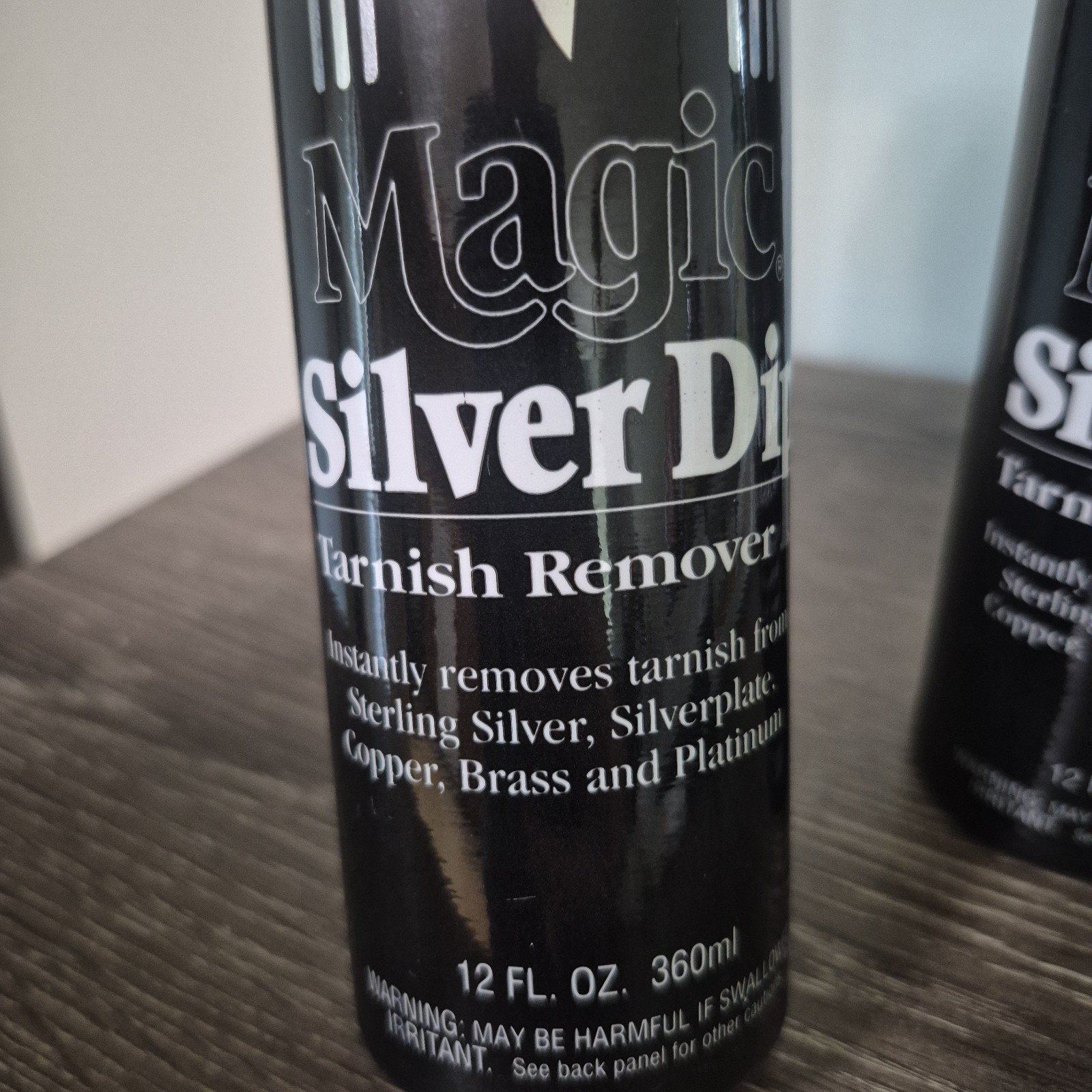 2 NOS Magic Silver Dip Tarnish Remover 12 Oz, Copper, Brass,Platinum, Silver HTF