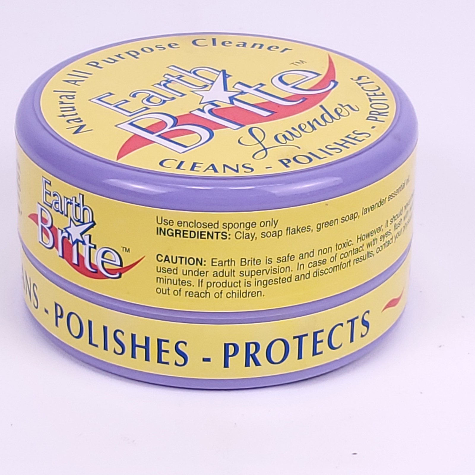 Earth Brite Natural All Purpose Clay Based Cleaner Lavender 10.5 oz NEW