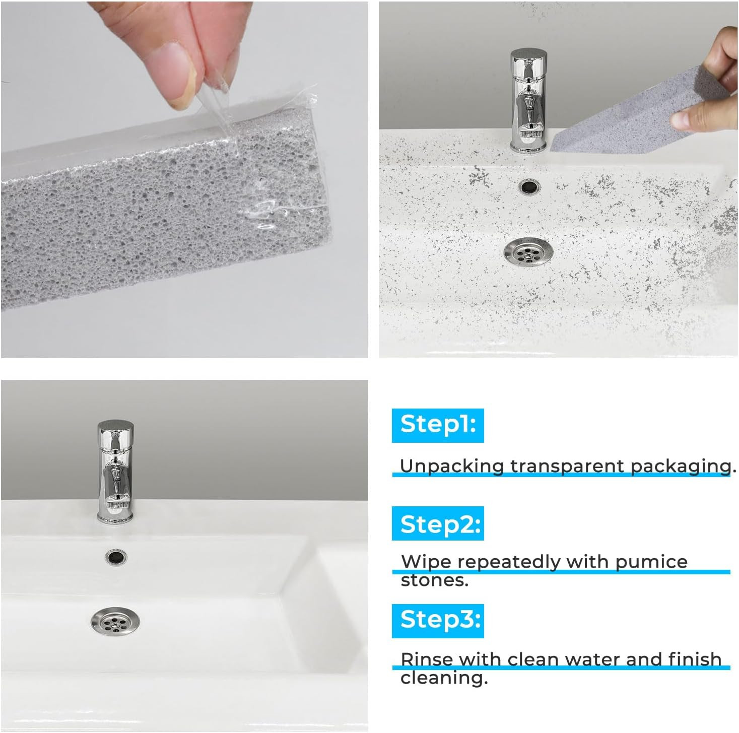 36 Pack Pumice Stone for Toilet Bowl Cleaning，Scouring Stick Remove Toilet Bowl