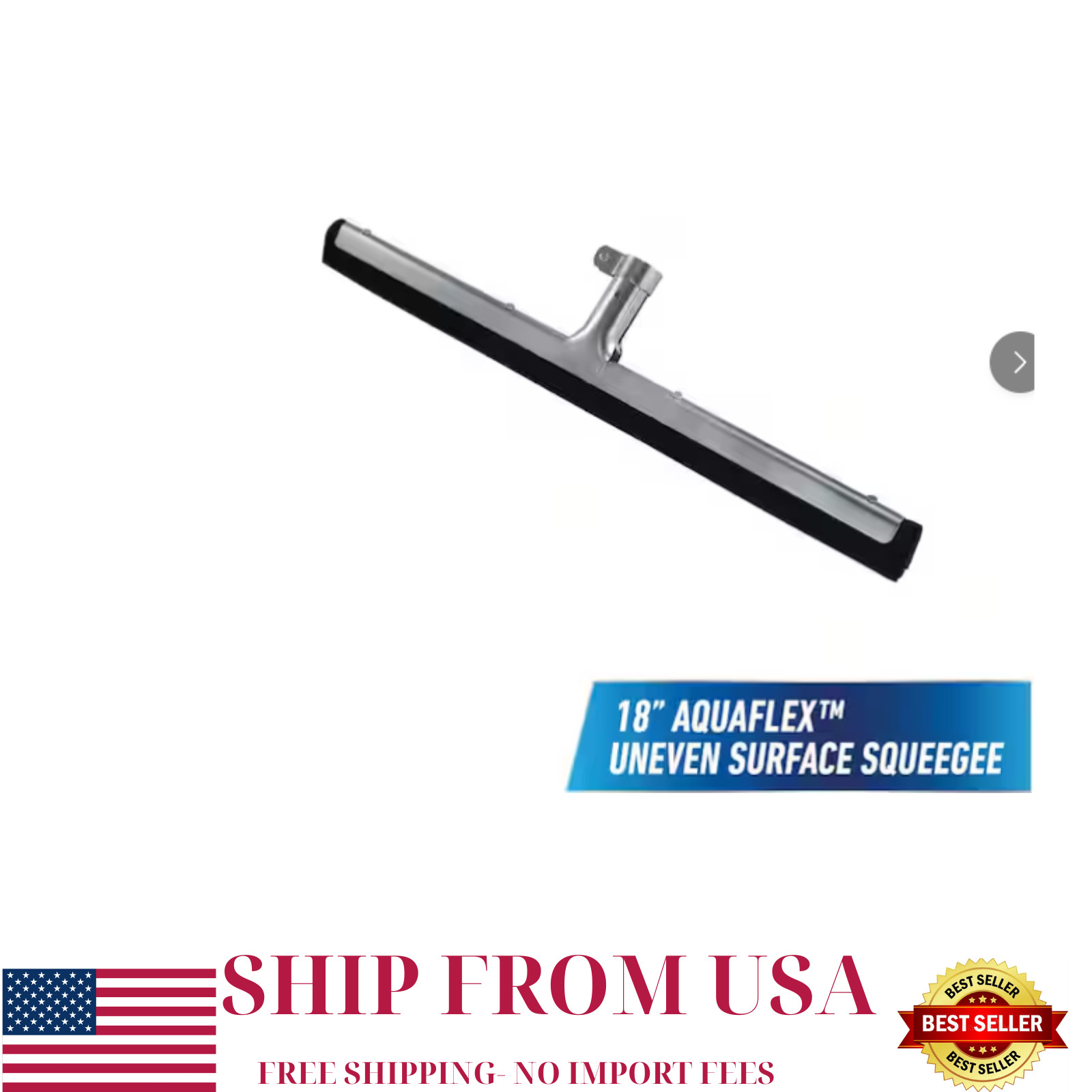 18 in. Moss Rubber Floor Squeegee