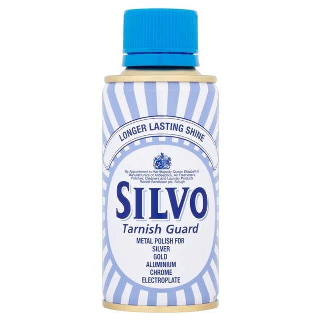 Silvo Tarnish Guard Polish 175ml Liquid Cleaner Silver 995 999 Gold Chrome