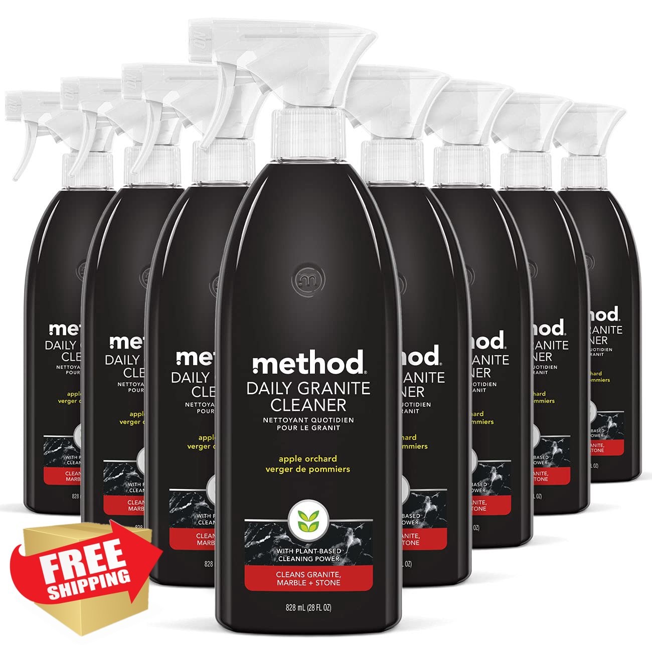 Method Granite Cleaner Apple Orchard 28oz Pack of 8