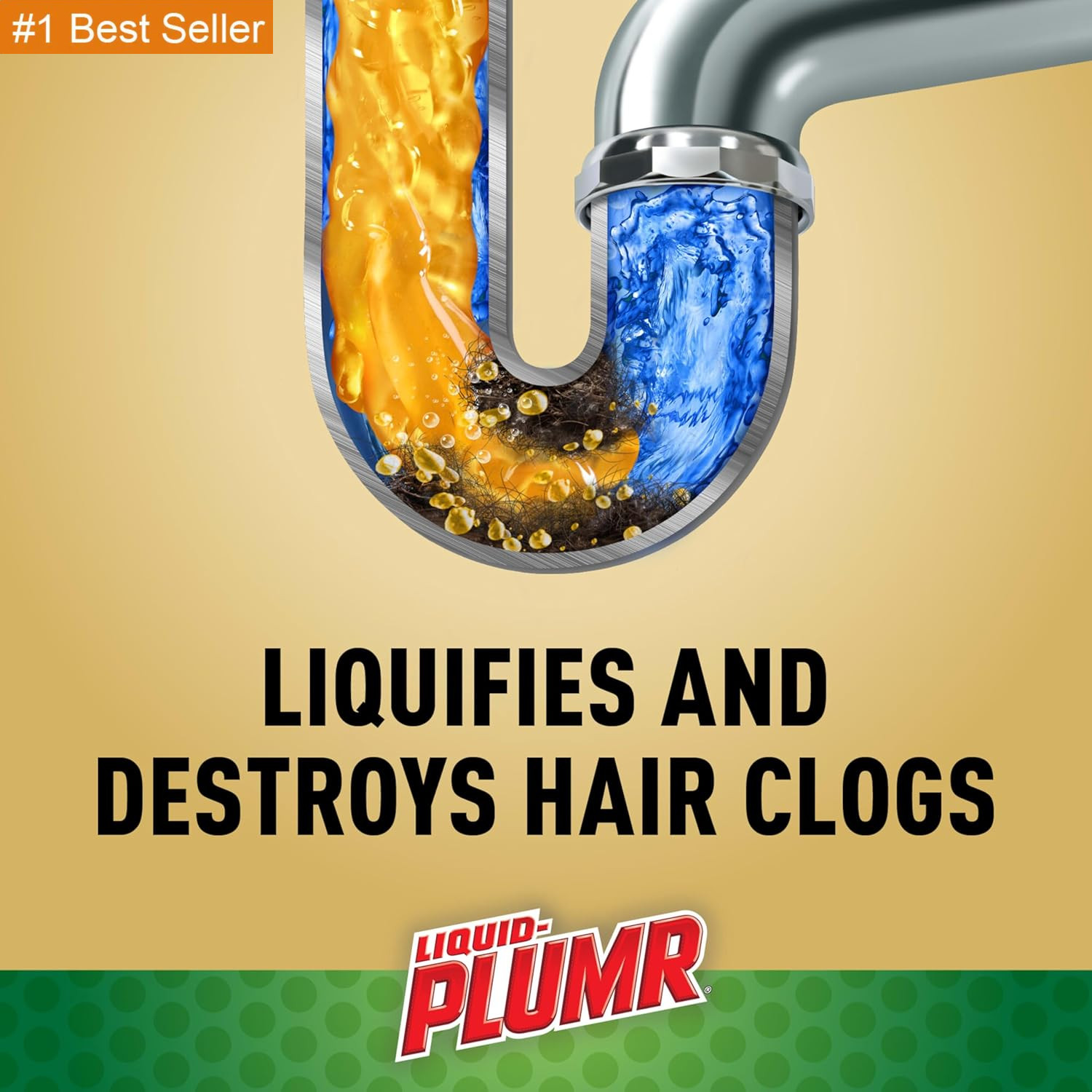Liquid-Plumr Pro-Strength Hair Eliminator Gel Clog Remover, Hair Clog Remover an