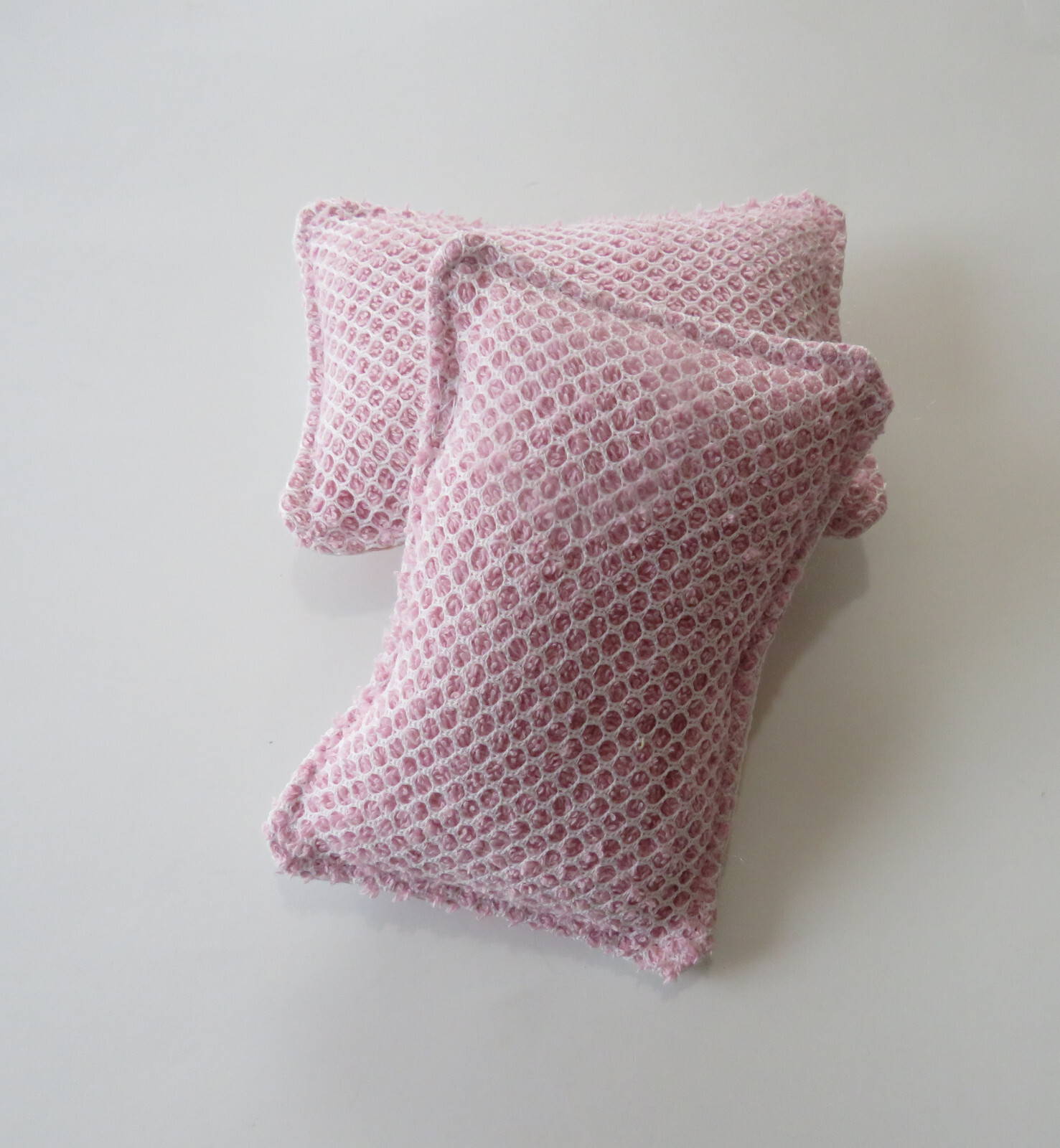 Reusable Sponge Pink Floral Dish Scrubby Set of 2