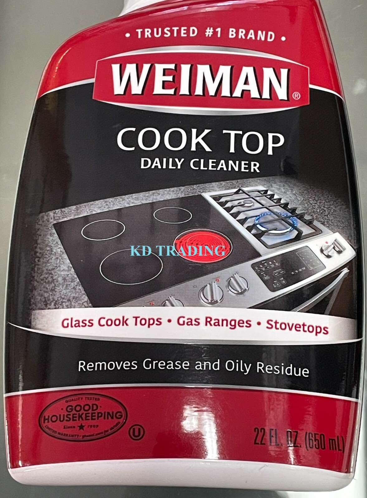 2-Pack~ WEIMAN Glass Ceramic Stove Range COOK TOP DAILY CLEANER Polish & Protect