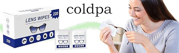 Lens Cleaning Wipes – Eyeglass Cleaner Wipes, Indivily Wrapped,