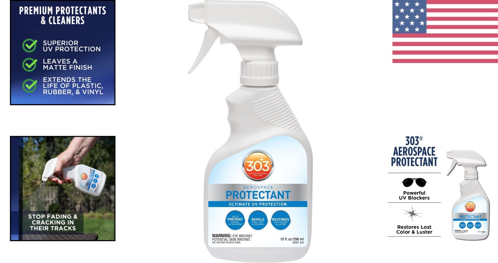 303 Aerospace Protectant Spray 10oz – Ultimate UV Shield for Vinyl & Plastic