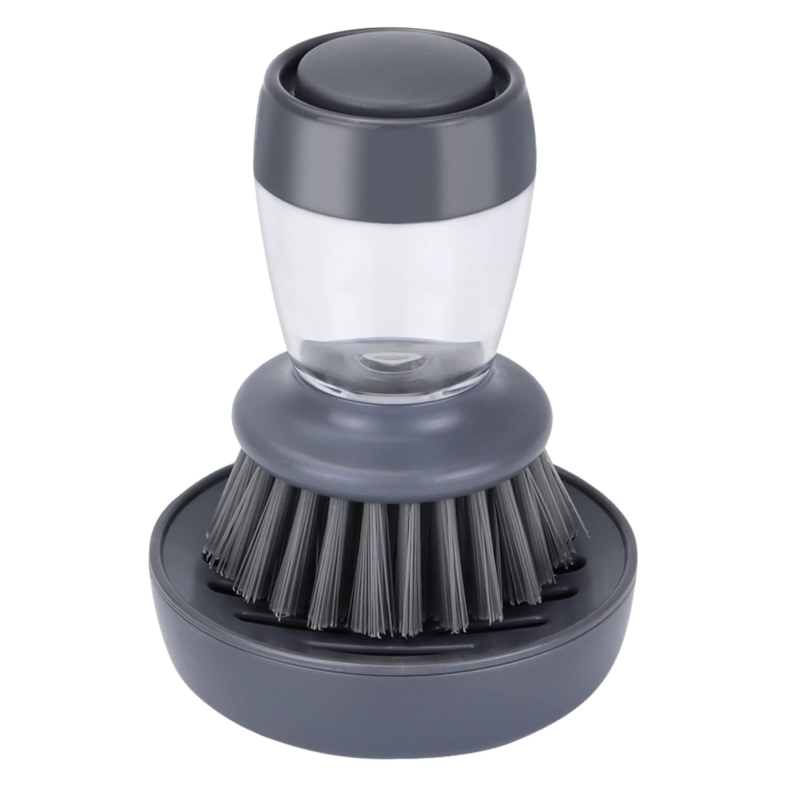 Dish Brush with Soap Dispenser Kitchen Scrub Brush for Dishes Pots Pans Sink Cl