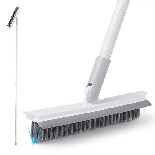 Grout Brush with Long Handle, Grout Cleaner for Tile Floors, Shower Tile Floor S