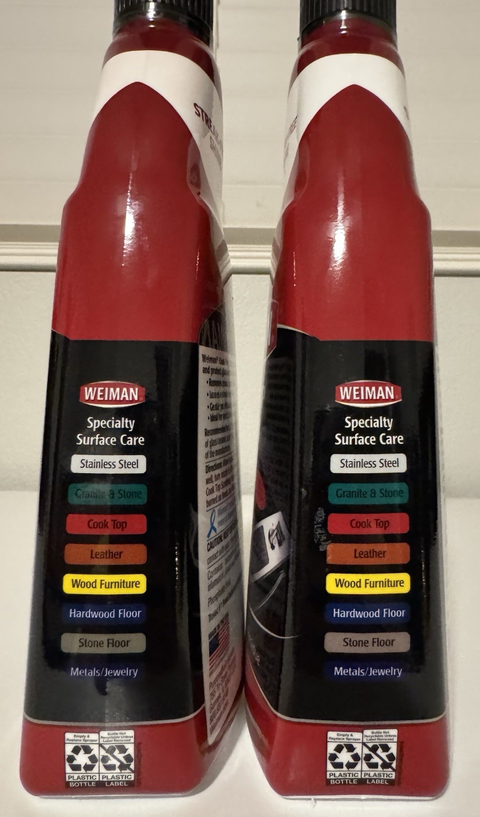 2-Pack~ WEIMAN Glass Ceramic Stove Range COOK TOP DAILY CLEANER 22 Ounce