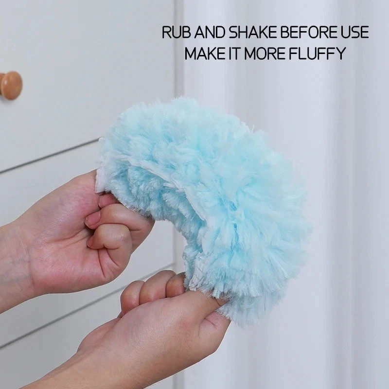 30 pcs Duster Refills Disposable Duster Refills Compatible for Swiffer (Blue)