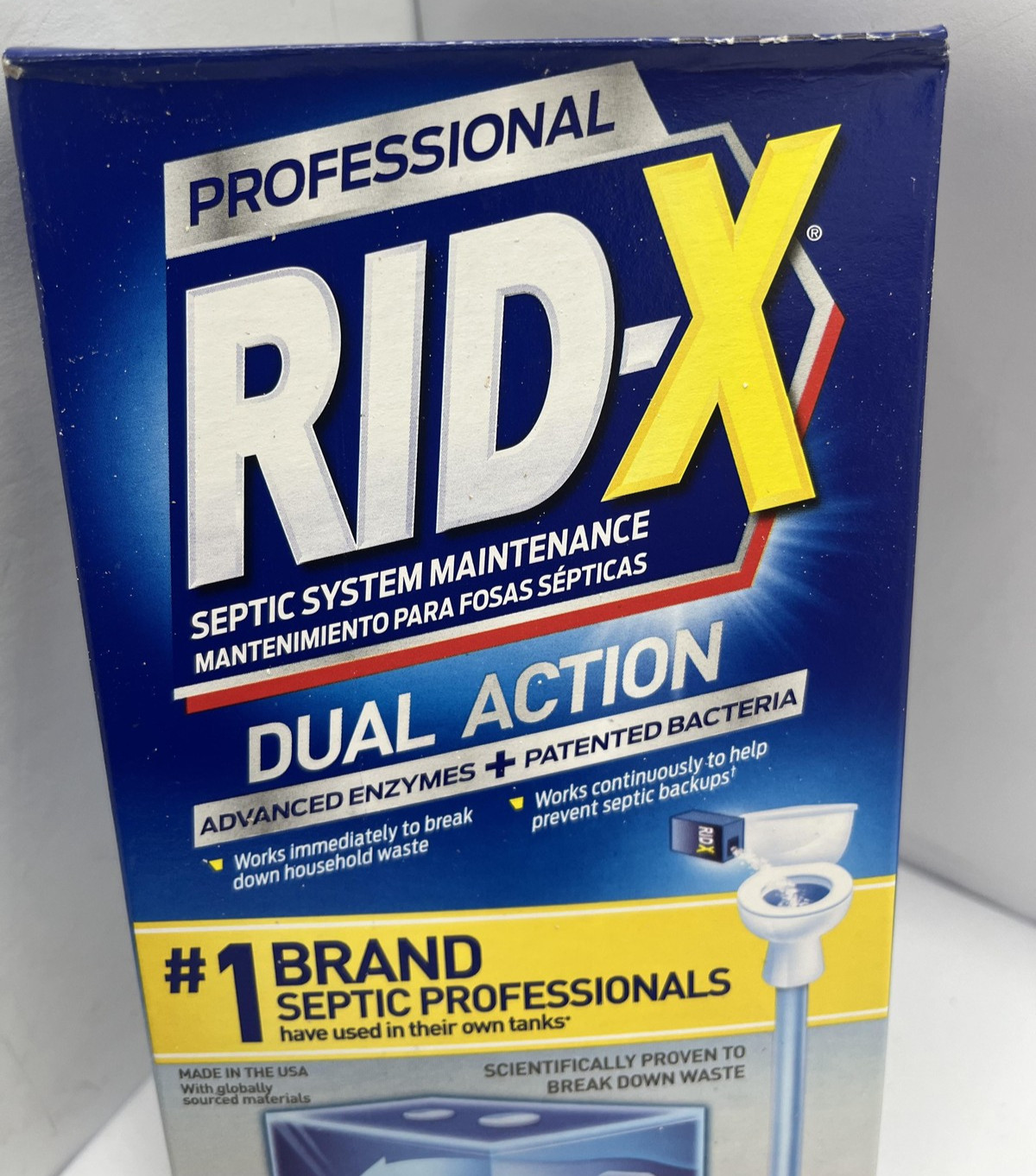 RID-X 12pk Septic Tank Treatment Supply Of Powder 9.8oz 100% Biobased