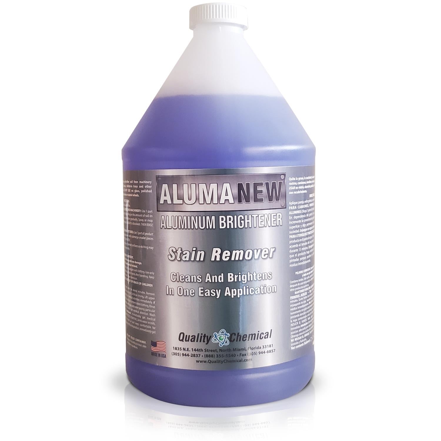 Aluminum Brightener/ Stain Remover / Cleaner & Restorer / Made in USA / / 1 G…