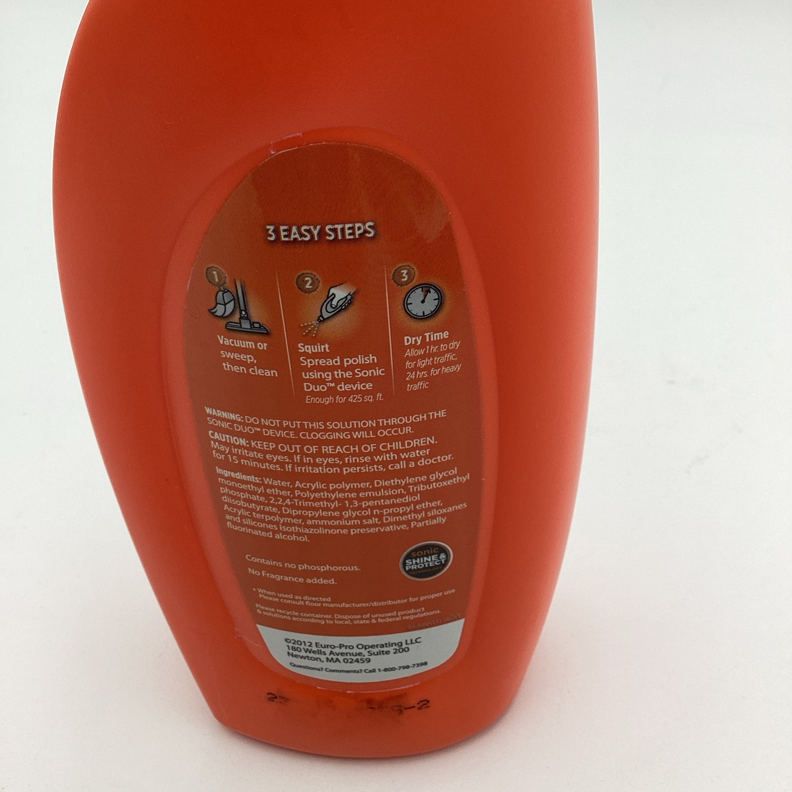 Shark Wood And Hard Floor Polish High Gloss Bottle 16 Oz. Safe For All Floors