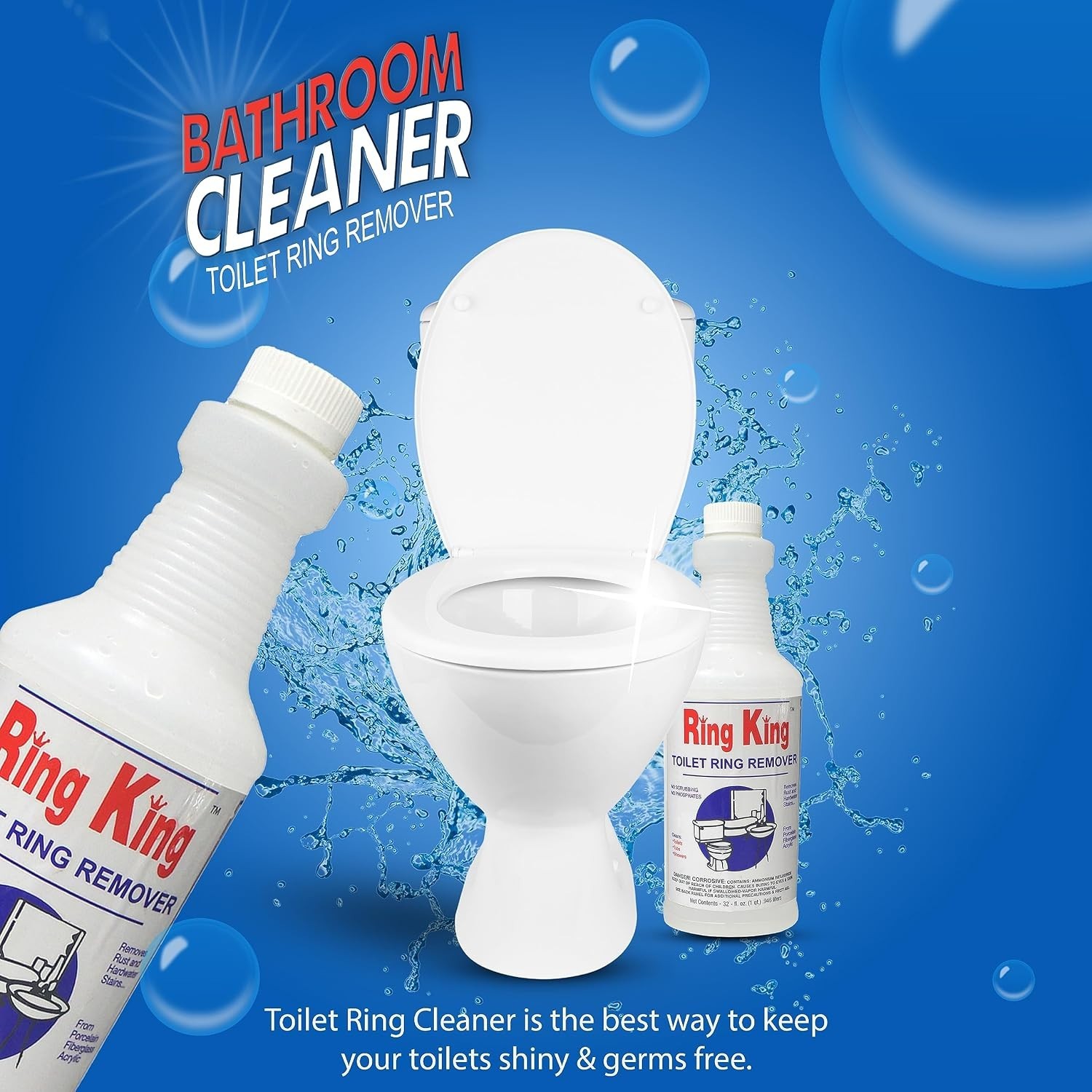 Brand – Ring King Toilet Bowl Cleaners | Pack Of 12 Toilet Bowl Cleaner Liqui…