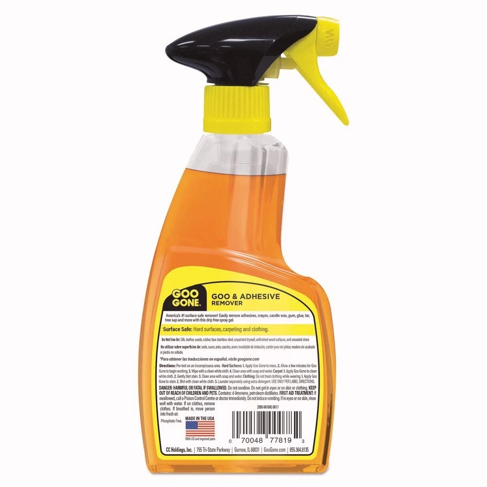 Goo Gone 2096EA 12 oz Spray Bottle Spray Gel Cleaner – Citrus Scent New