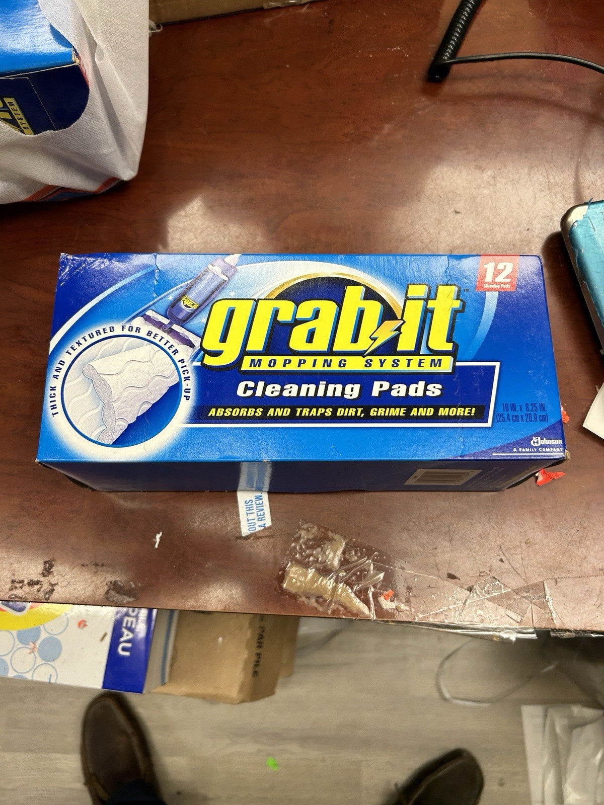 GRAB IT Mopping System Cleaning Refill Pads Box of 12 Discontinued