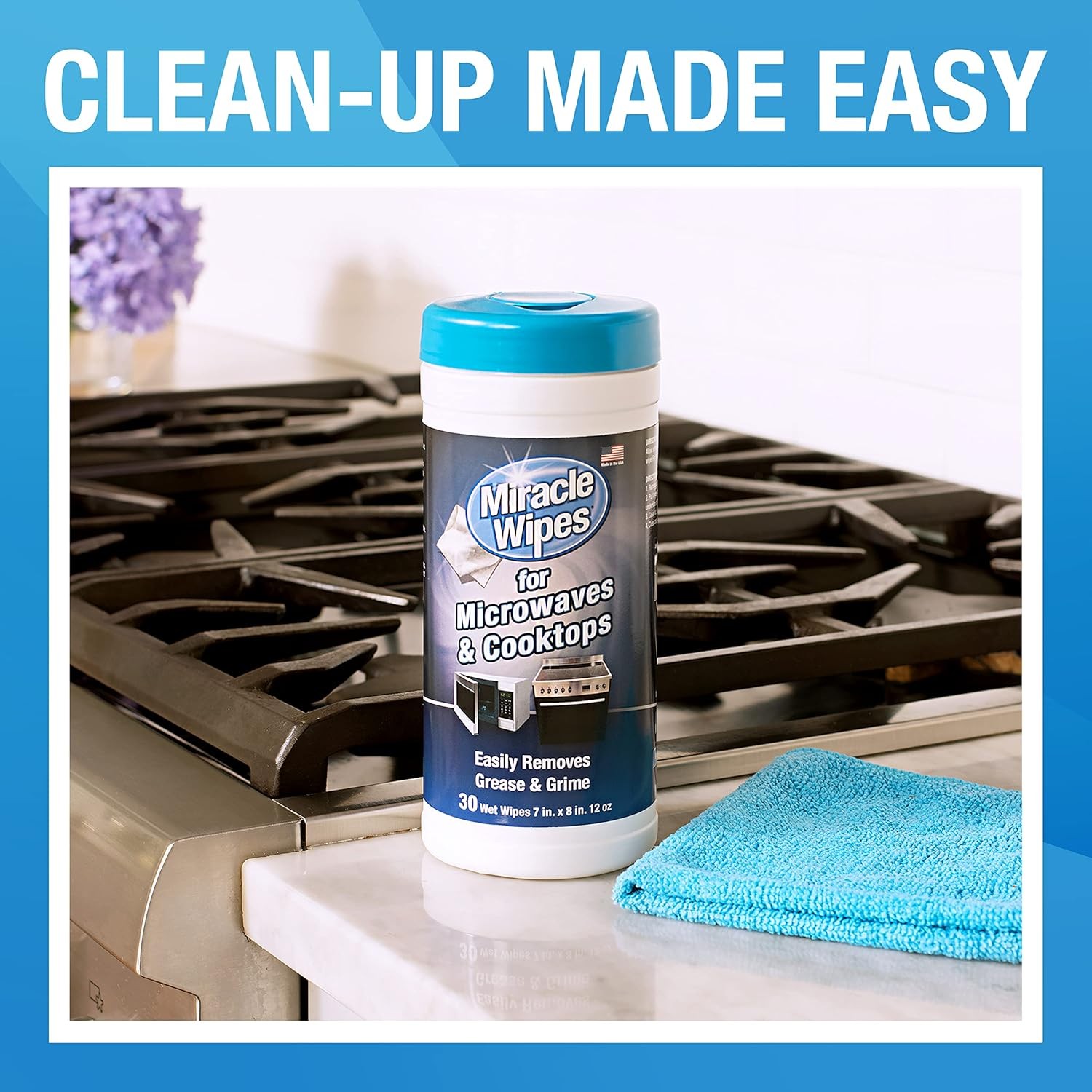 Microwaves & Cooktops Easily Removes Food & Grime Buildup Safe & Convenient