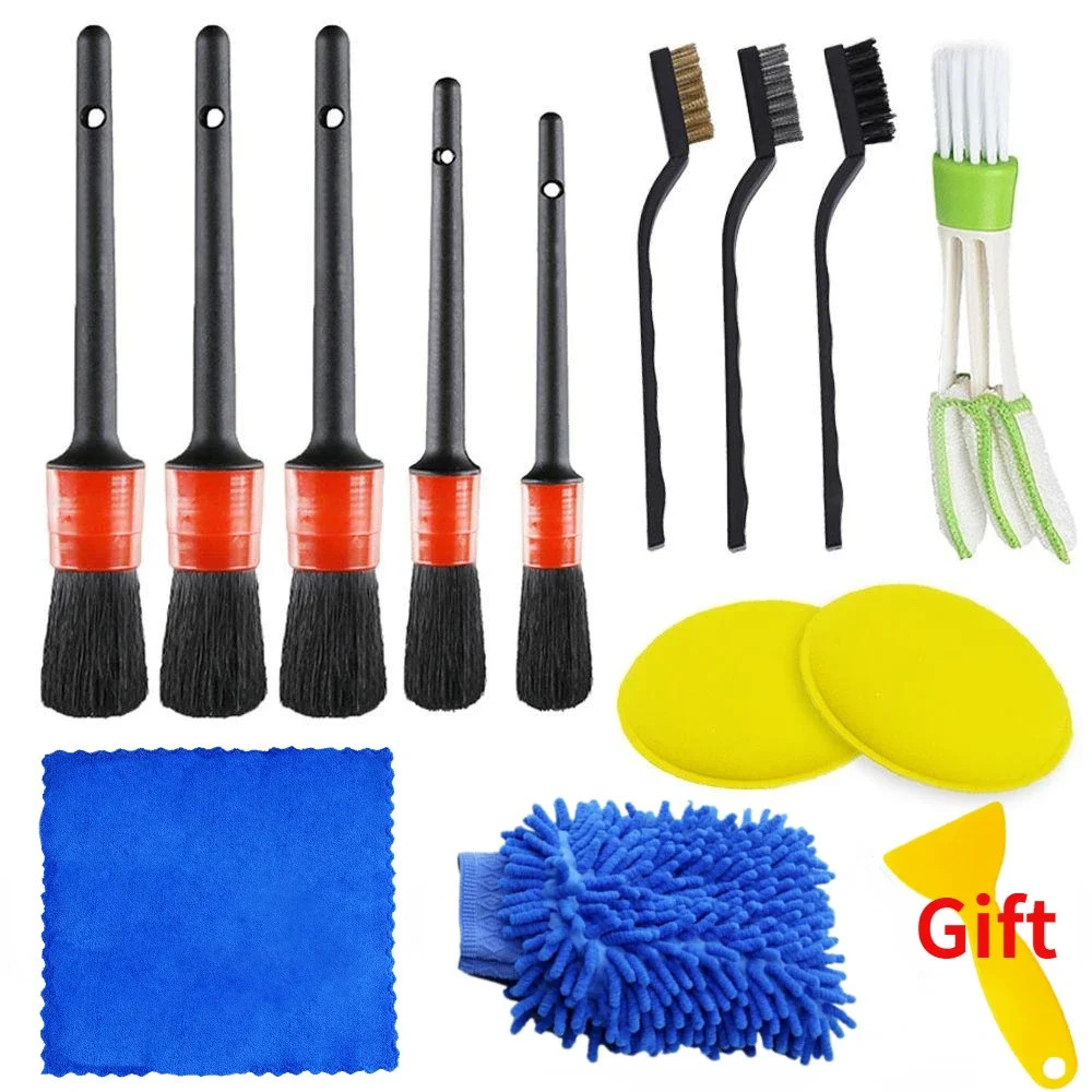 ZOPOSON New Car Cleaning Kit Scrubber Drill Detailing Brush Set Air Conditioner