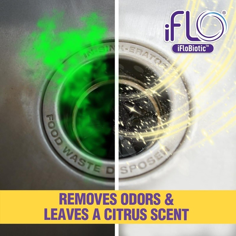 Garbage Disposal Cleaner Pods Foaming Action Citrus Odor Removal Kitchen Care US