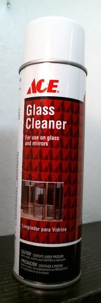 ACE 1032150 Glass Cleaner Spray, Lot of 2- 18oz Cans, FREE SHIPPING