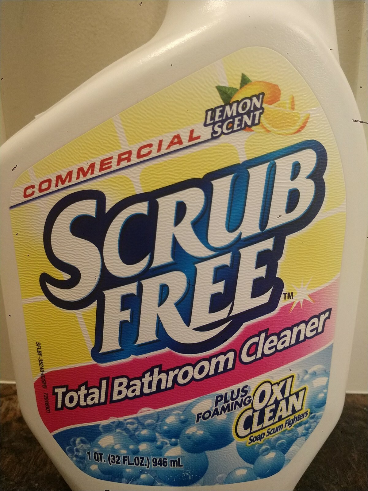 2( two) Church& Dwight Co. SCRUB Total Bathroom Cleaners Plus Foaming Oxi Clean