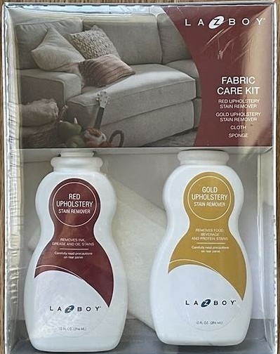 New Sealed-LazBoy Fabric Care Kit Red & Gold Upholstery Stain Remover-SHIPS FREE