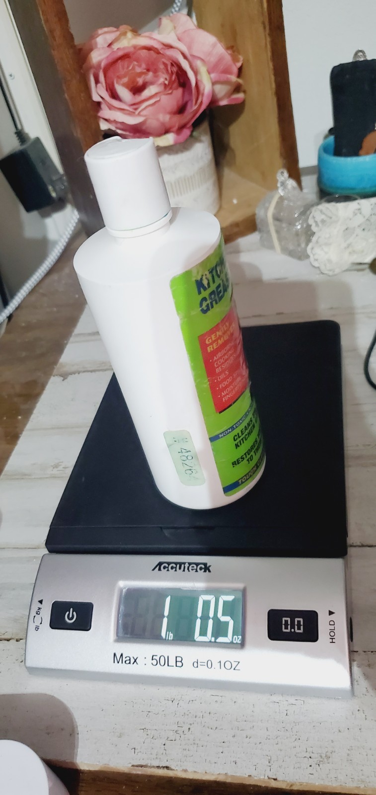 Kitchen Cabinet Grease Remover Non Toxic Non Corrosive 12 fl oz Scratch Free
