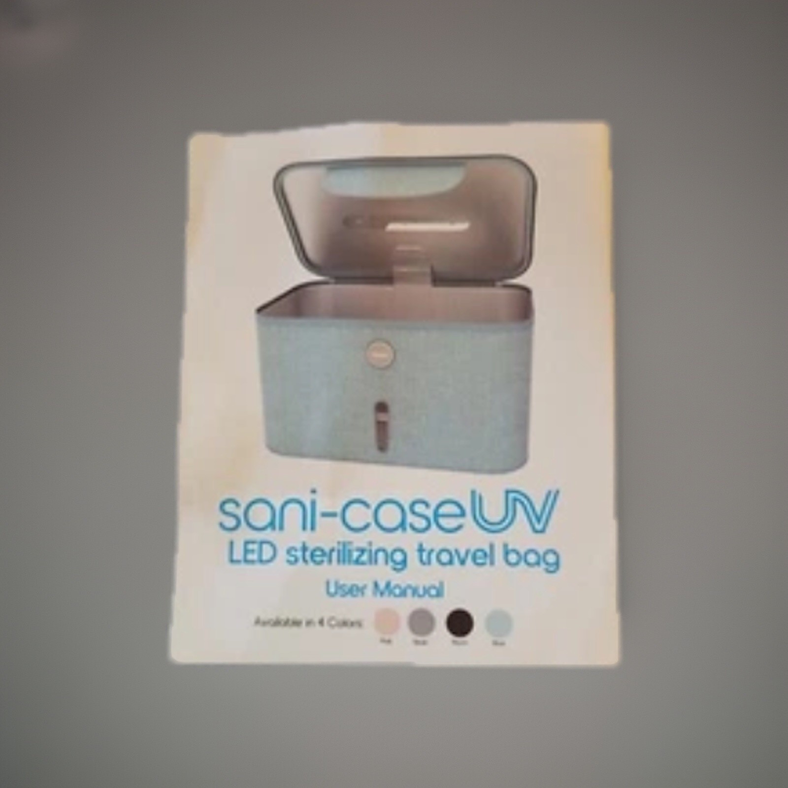 Sani-Case UV-C Sanitizer Bag Ultraviolet C Light Travel No Box