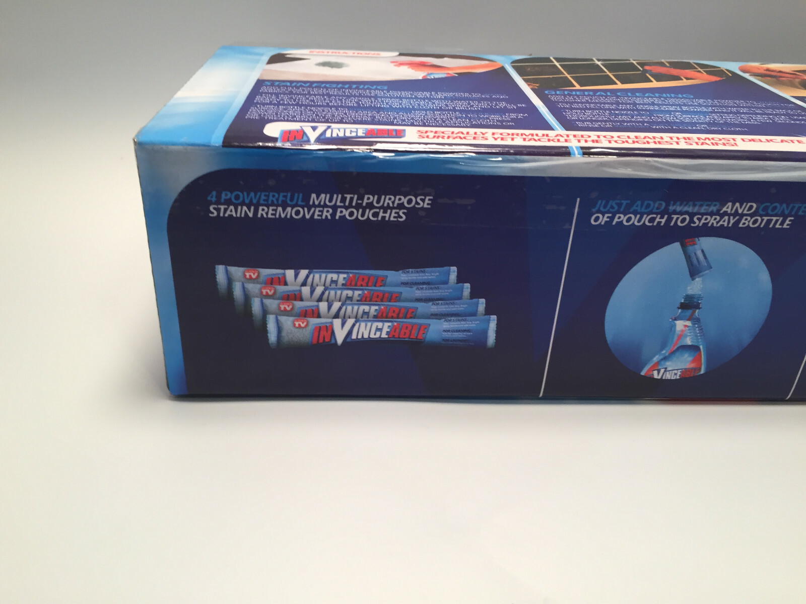 inVINCEable Multi-Purpose Cleaner, Stain Remover with 4 pouches, As Seen on TV