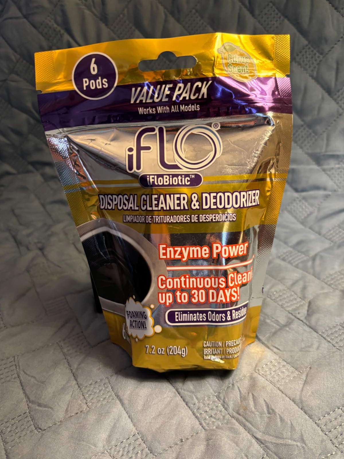 iFLoBiotic 3 Pouches Appliance Cleaners Washer Disposal Dishwasher