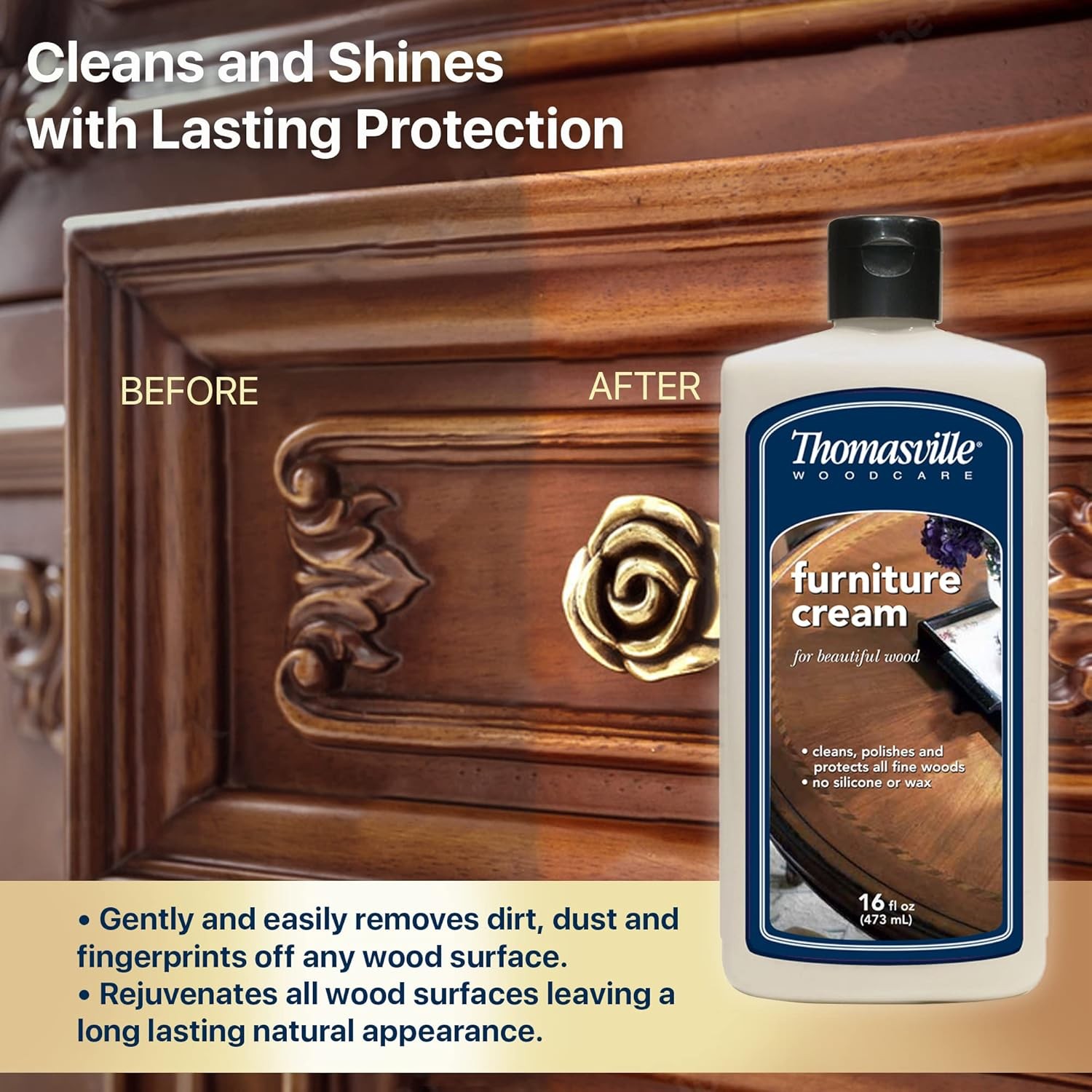 Thomasville Furniture Cream – Multisurface Wood Cleaner And Polish Furniture …