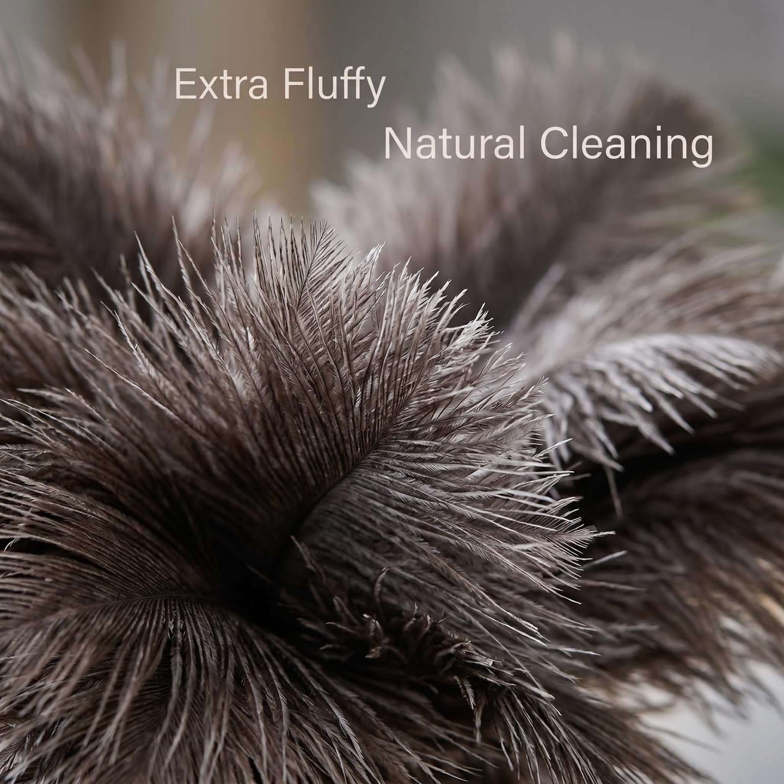 2 Pcs Ostrich Feather Duster Retractable Feather Dusters for Cleaning, Washab…