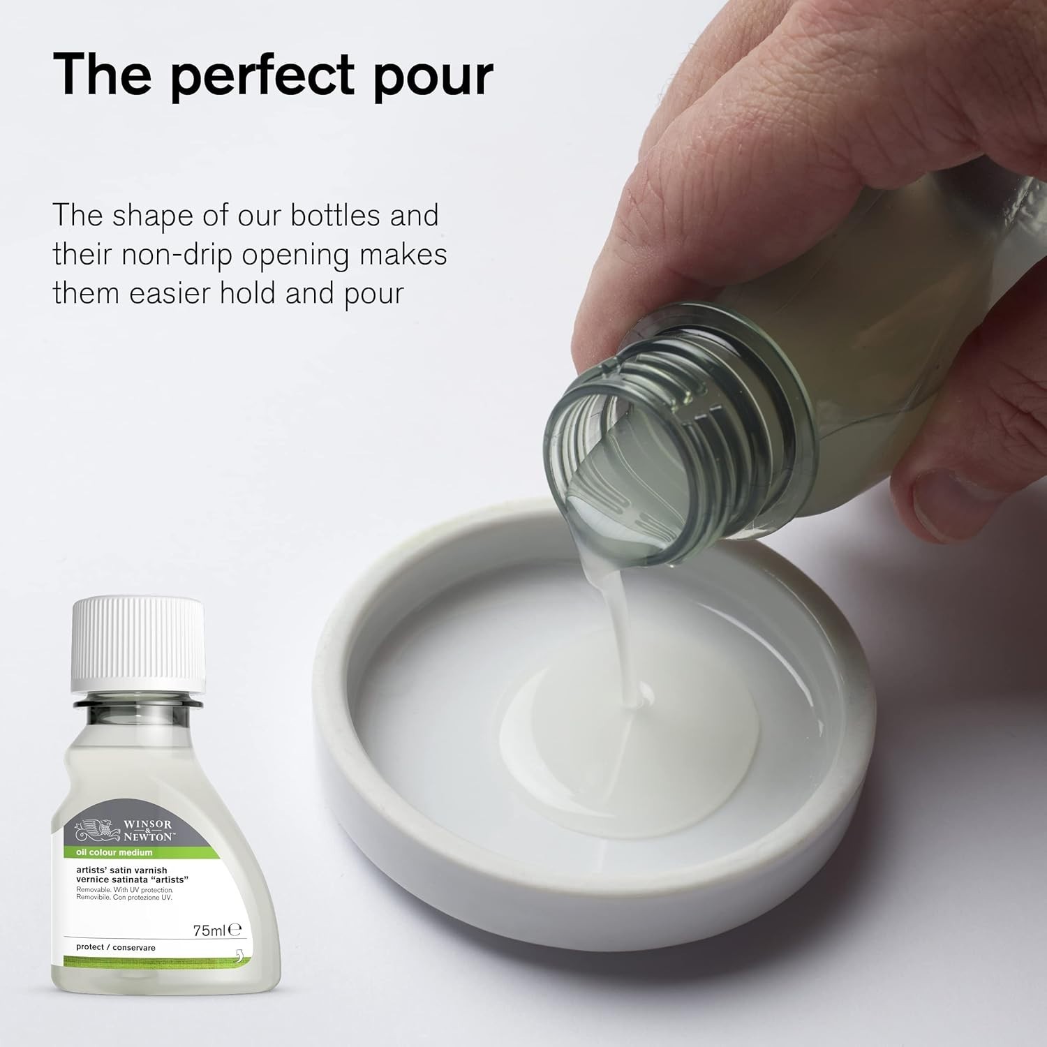Natural Resin/Oil Emulsion Picture Cleaner 75ml for Pristine Artwork Care